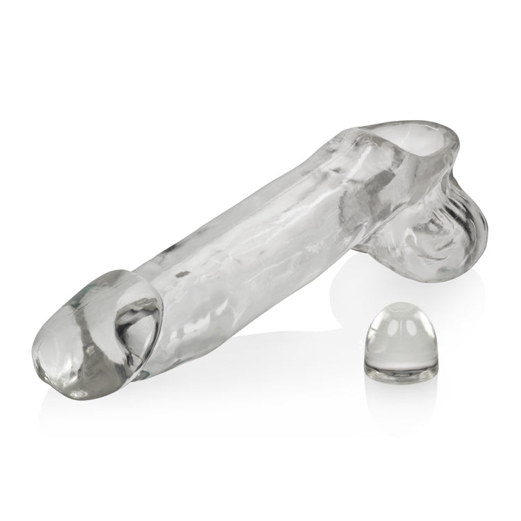 Oxballs Daddy Cock Sheath 10 inches Clear
