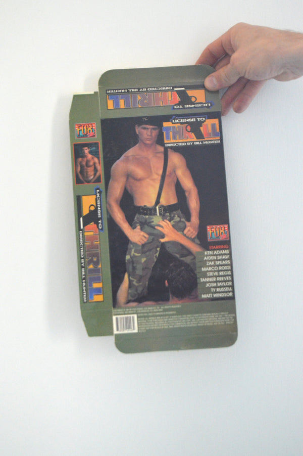 License to Thrill VINTAGE VHS COVER