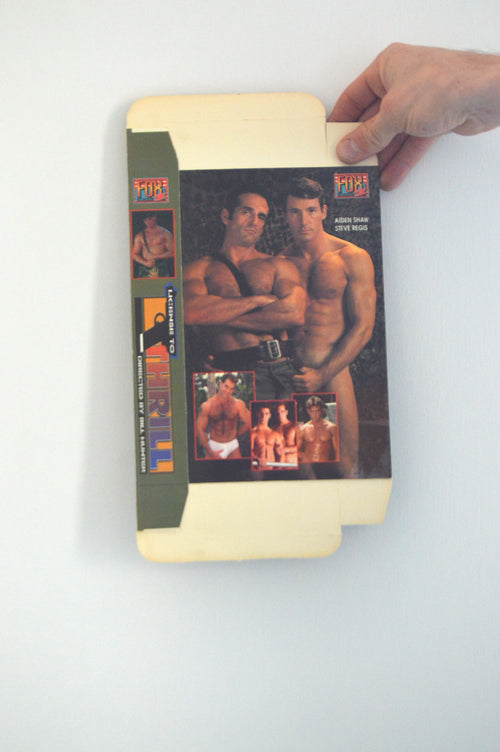 License to Thrill VINTAGE VHS COVER