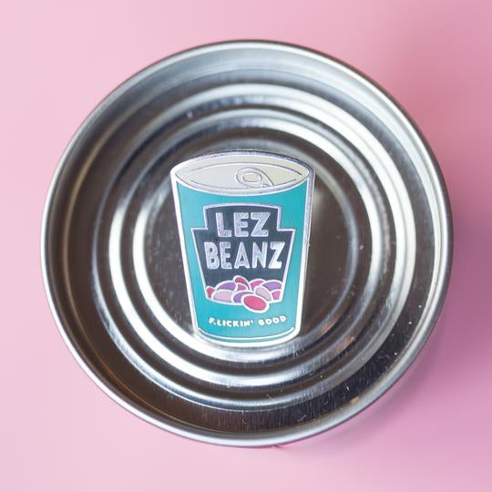 Lez Beanz Pin by Gaypin'
