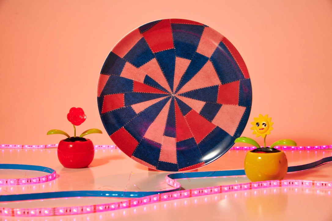 Pink and Blue Plate by Louise Bourgeois x Third Drawer Down