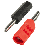 ElectraStim Adapter Kit - 2mm Pin to 4mm Banana Plug Converter Kit (2 Pack)