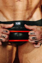 Oxballs Atomic Jock Do-Nut-2 Fatty Cock Ring - Red