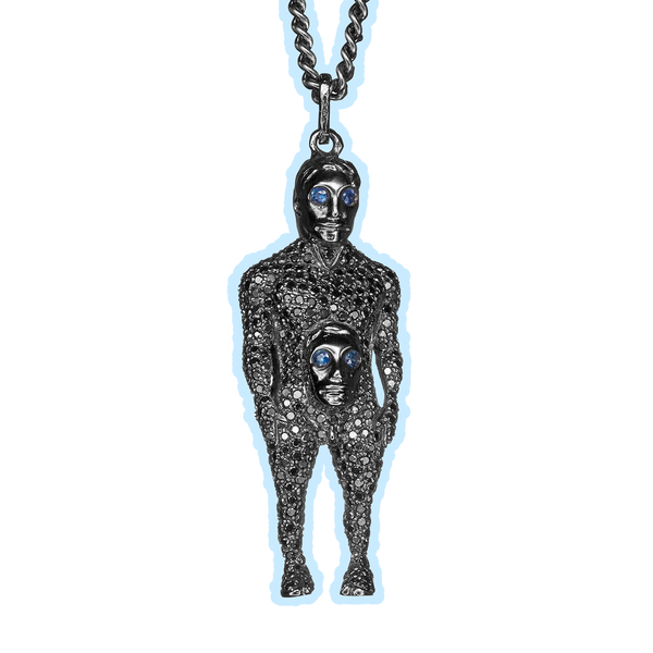 Bjarne Melgaard x Bjørg Son of a Dad Black Diamond Necklace