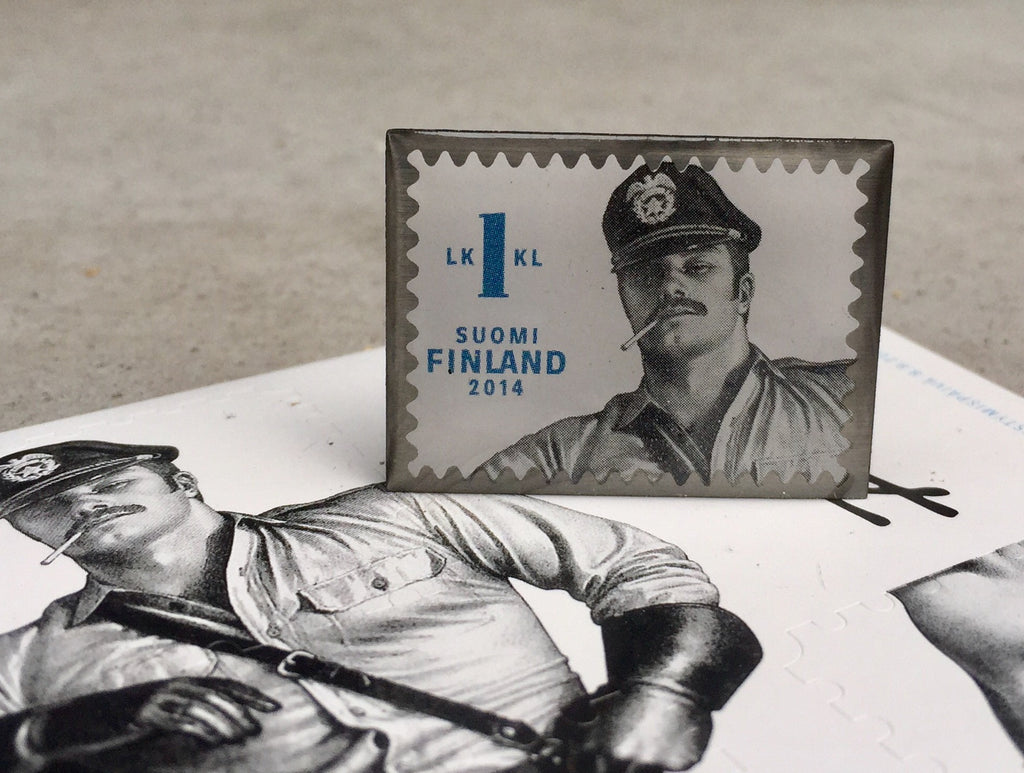 Tom of Finland Special Edition Stamp Enamel Pin