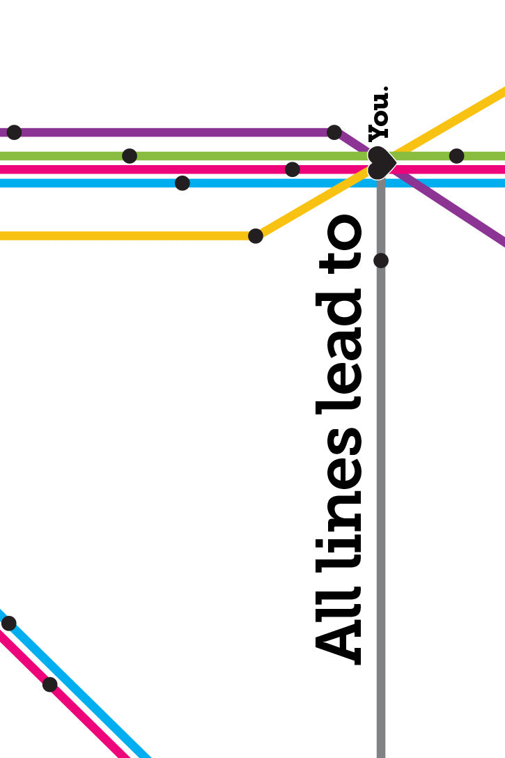 GAY SUBWAY GREETING CARD BY KWEER CARDS