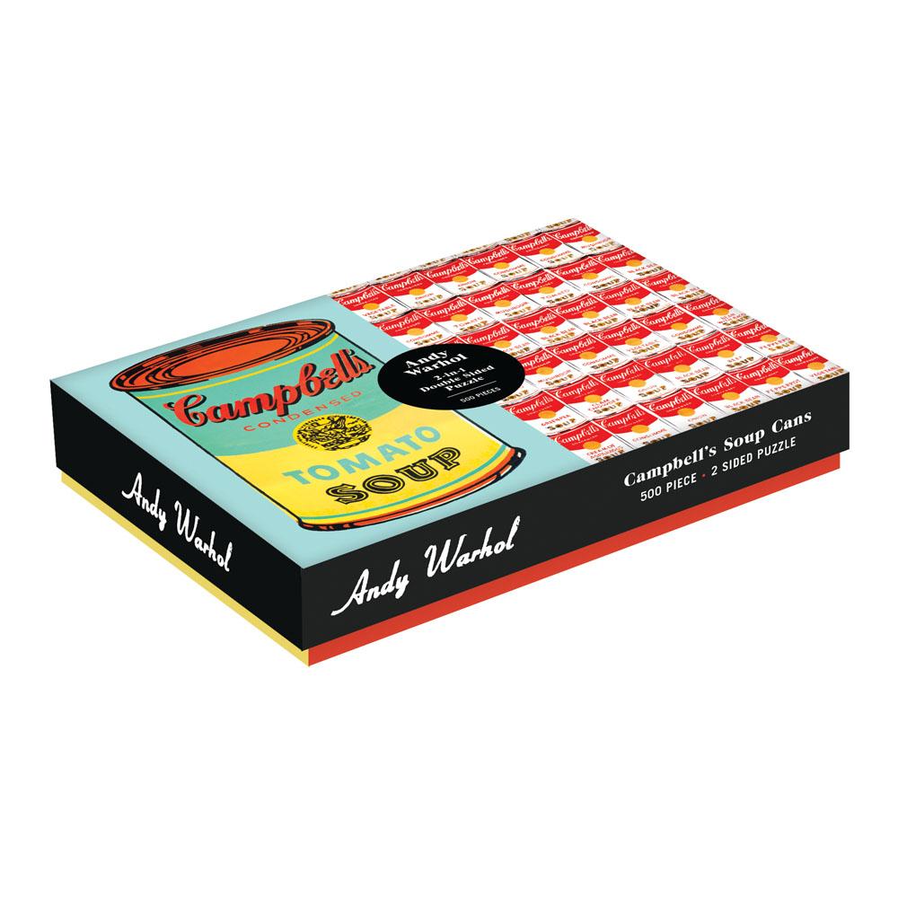 Andy Warhol Soup Can 2-Sided 500 Piece Puzzle