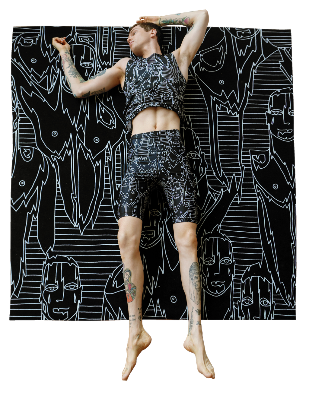 Rug by Patrick Church x HENZEL STUDIO: GET IN LINE