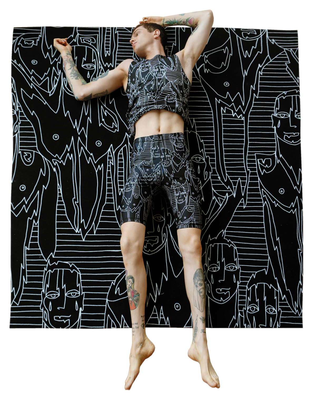 Rug by Patrick Church x HENZEL STUDIO: GET IN LINE