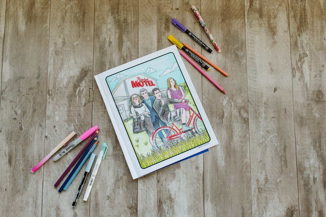 A VERY SCHITTY COLORING BOOK