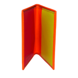 Comme des Garçons Super Fluo Light Orange Folded Small Wallet