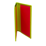 Comme des Garçons Super Fluo Yellow Folded Small Wallet