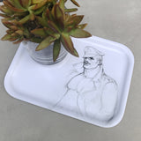 Tom of Finland Leather Man Wooden Tray