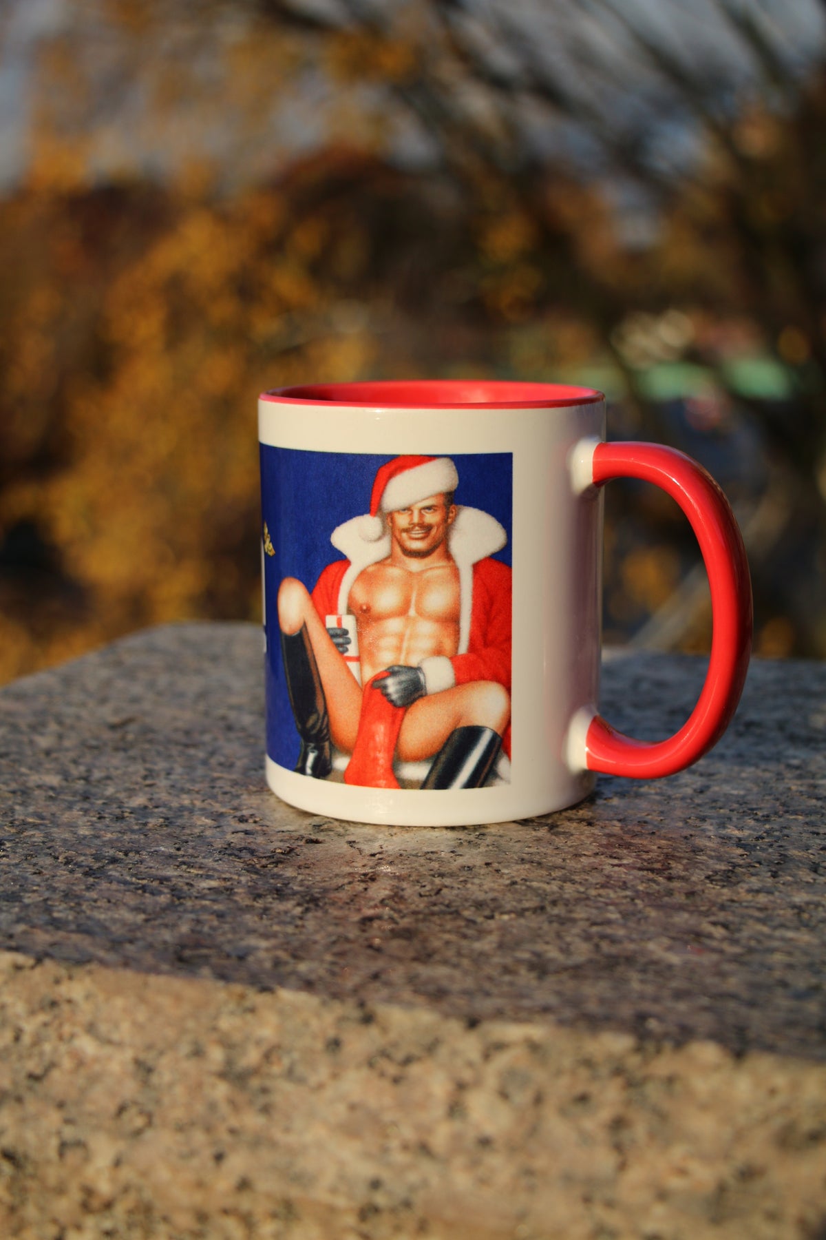 Tom of Finland XMAS Coffee Mug by Peachy Kings