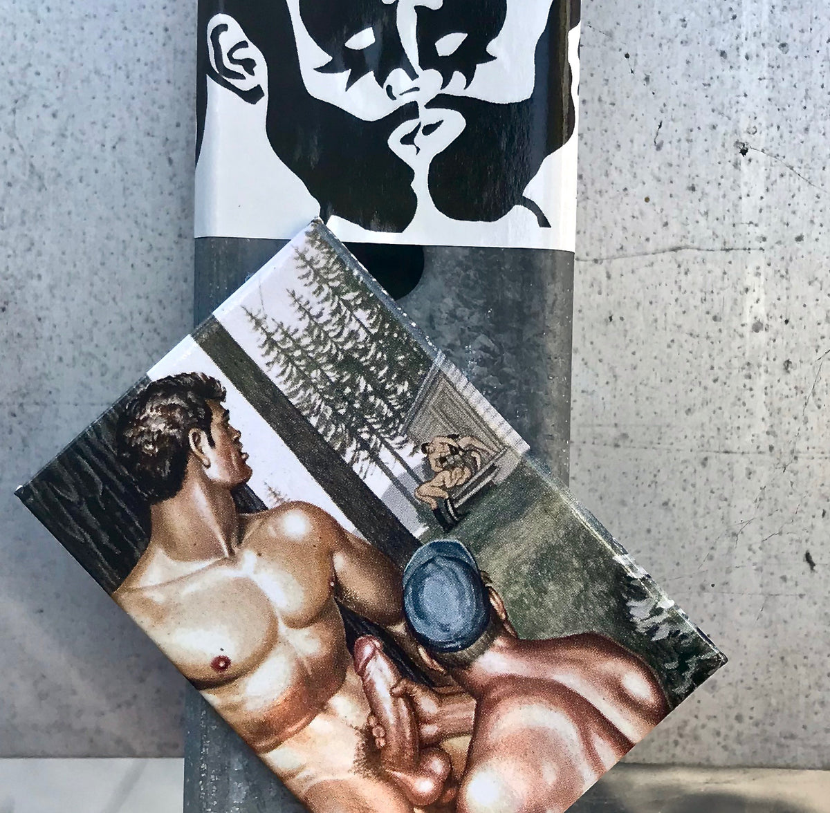 TOM OF FINLAND Cabin Wood Magnet