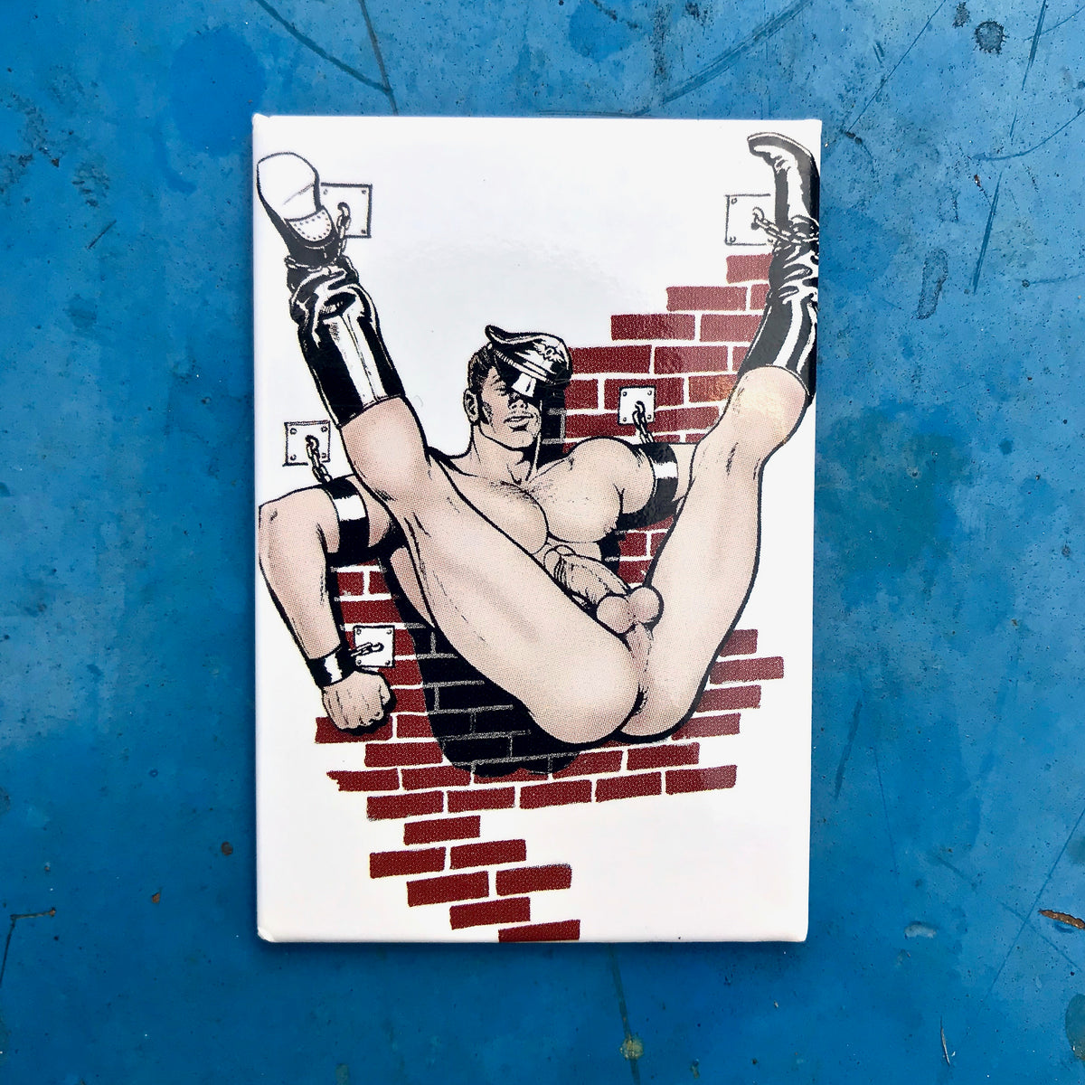 TOM OF FINLAND Brick Wall Magnet