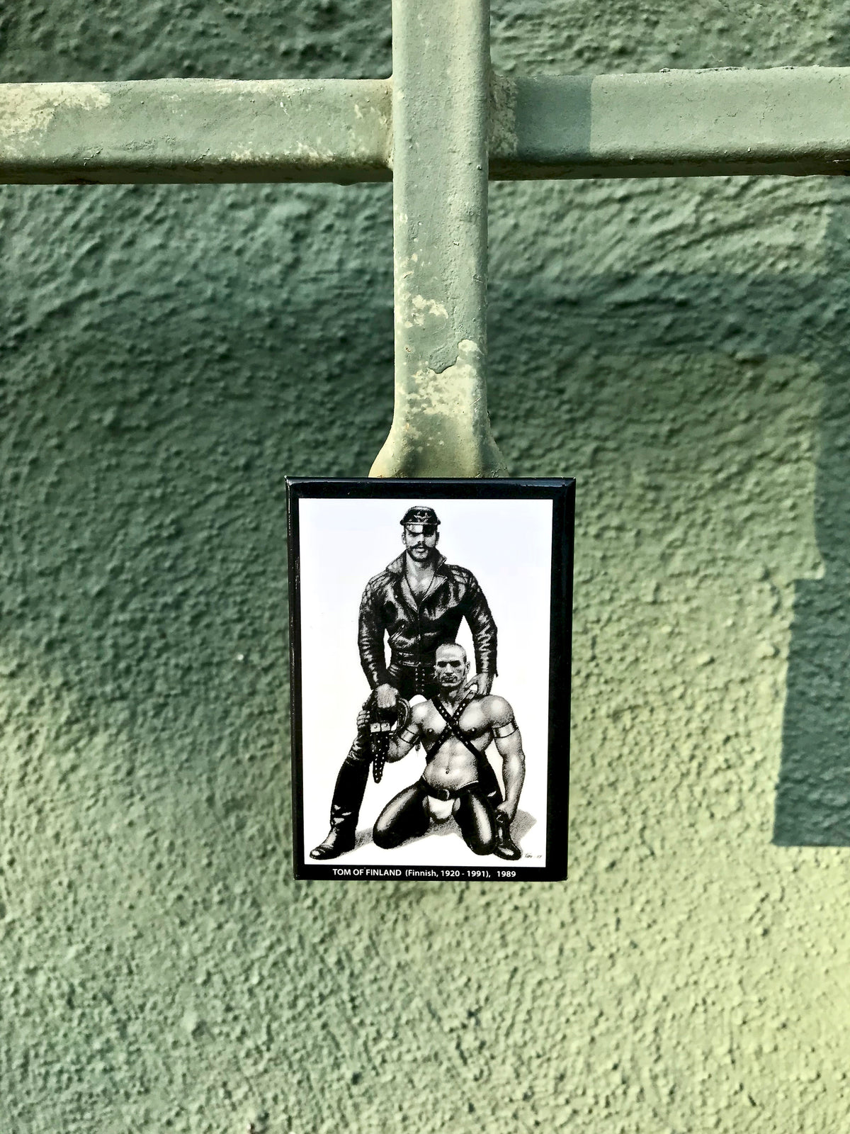 TOM OF FINLAND Leather Studs Magnet