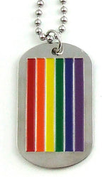 RAINBOW ID TAG Necklace