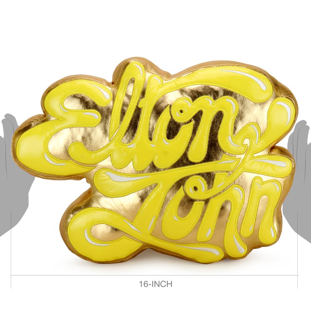 ELTON JOHN SPECIAL EDITION GOLD PILLOW BY KIDROBOT