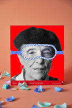 Silk Portrait Eye Mask by Louise Bourgeois x Third Drawer Down