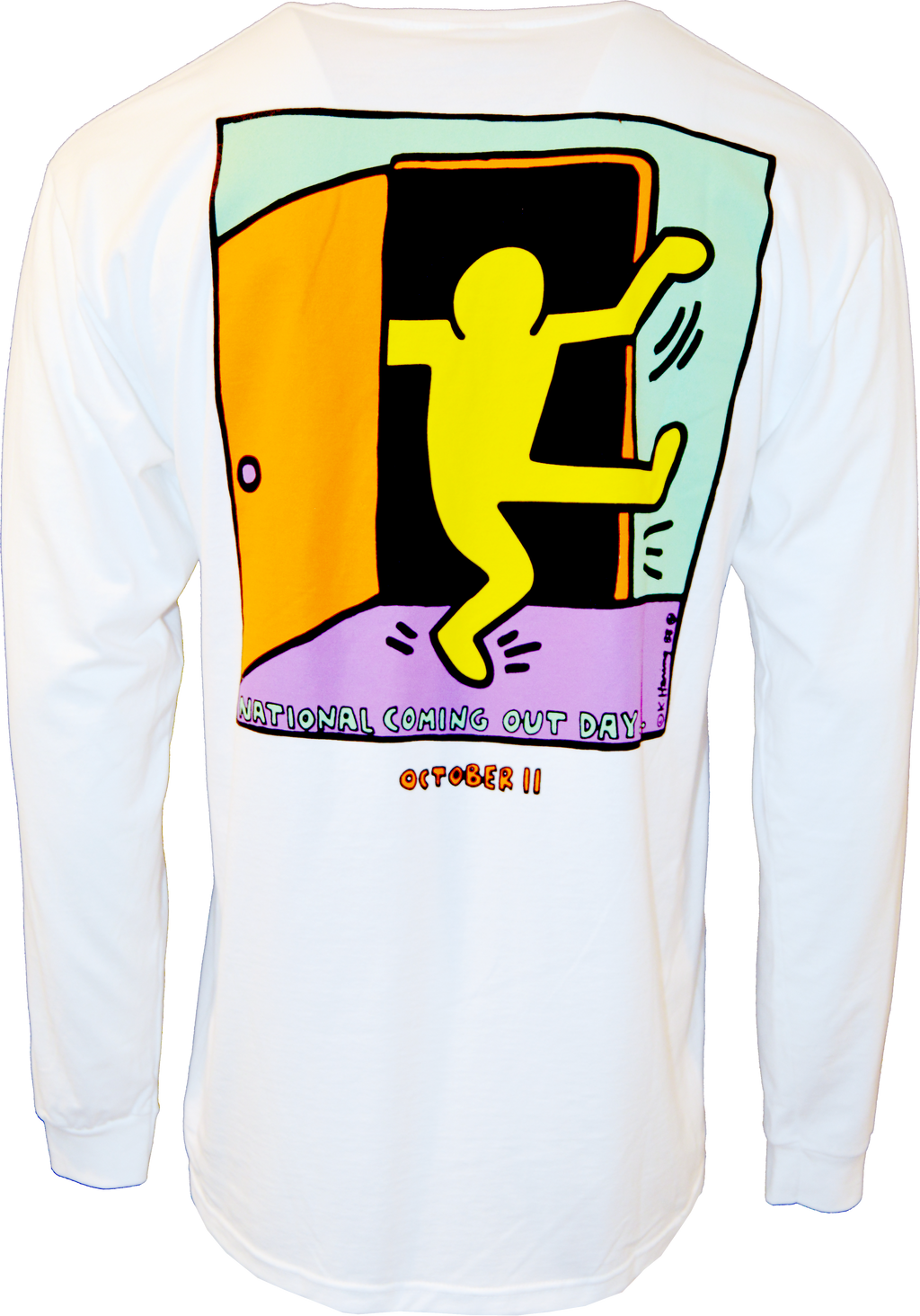 Keith Haring National Coming Out Day Long Sleeve Tee