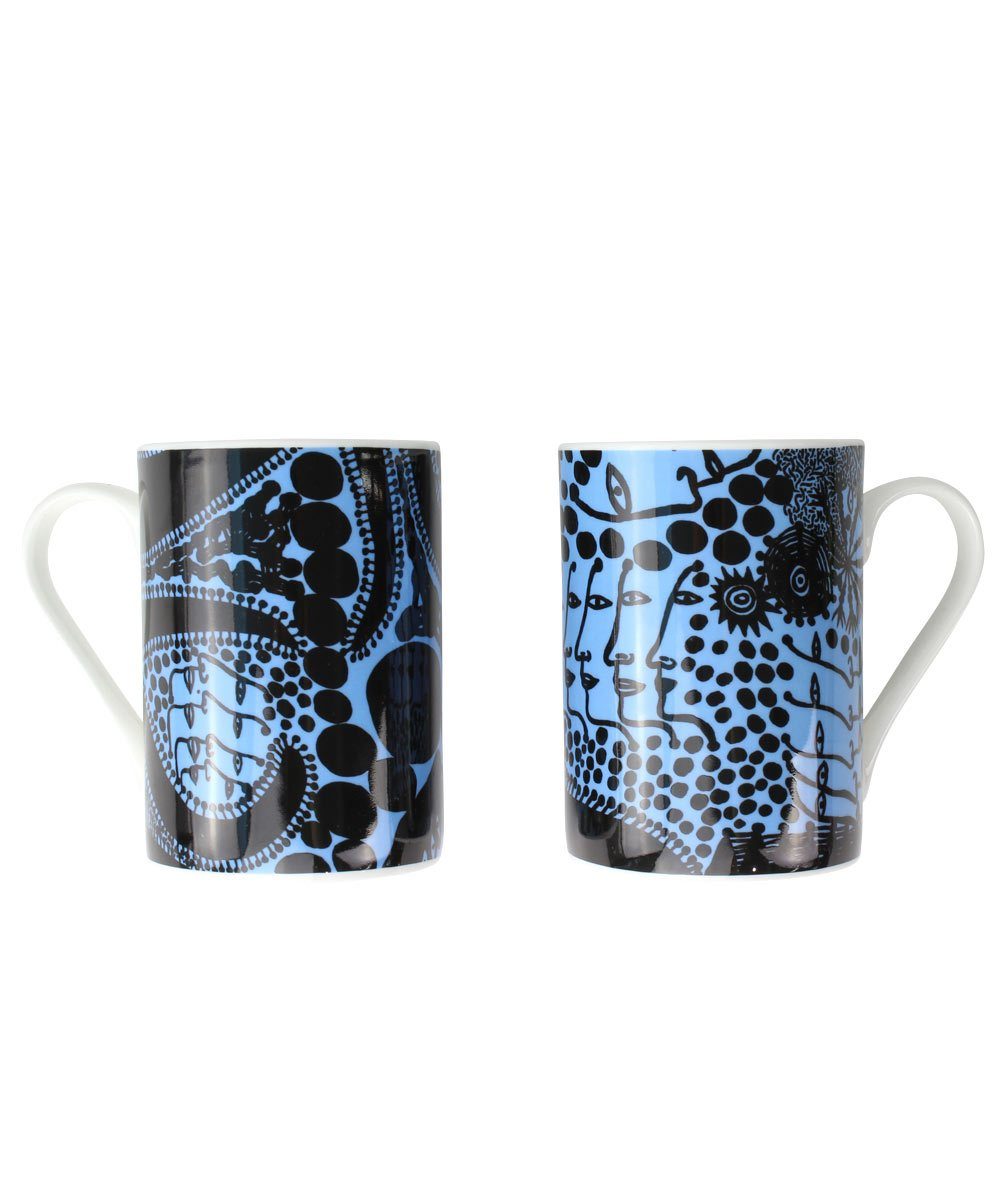 Late-Night Chat Is Filled With Dreams Mug Set by Yayoi Kusama x Third Drawer Down