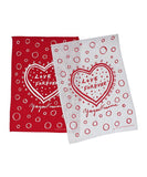 Love Forever Domestic Art Towel Set by Yayoi Kusama x Third Drawer Down