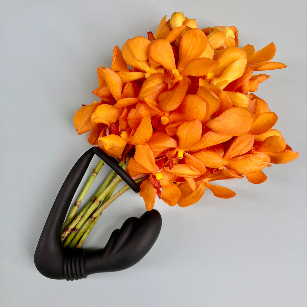 Cobra Silicone P-Spot Massager and Cock Ring
