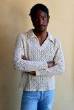 Tanner Fletcher Crochet Long-sleeve Shirt