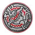 Keith Haring PORCELAIN PLATE "SILVER COLLECTION" #3
