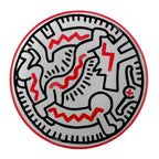 Keith Haring PORCELAIN PLATE "SILVER COLLECTION" #3