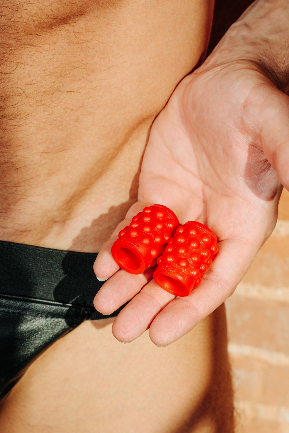 Bubbles Silicone Nipple Suckers - Red