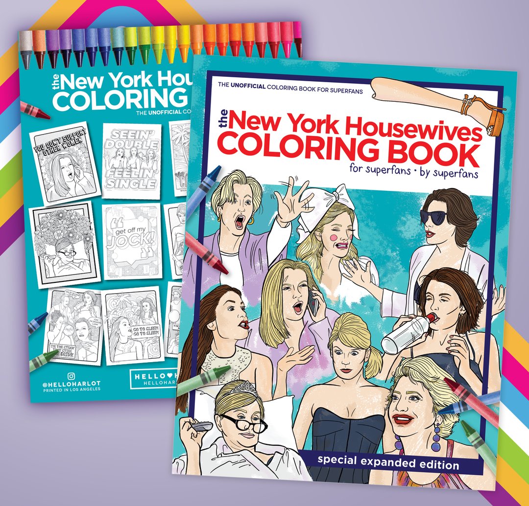 NEW YORK HOUSEWIVES COLORING BOOK