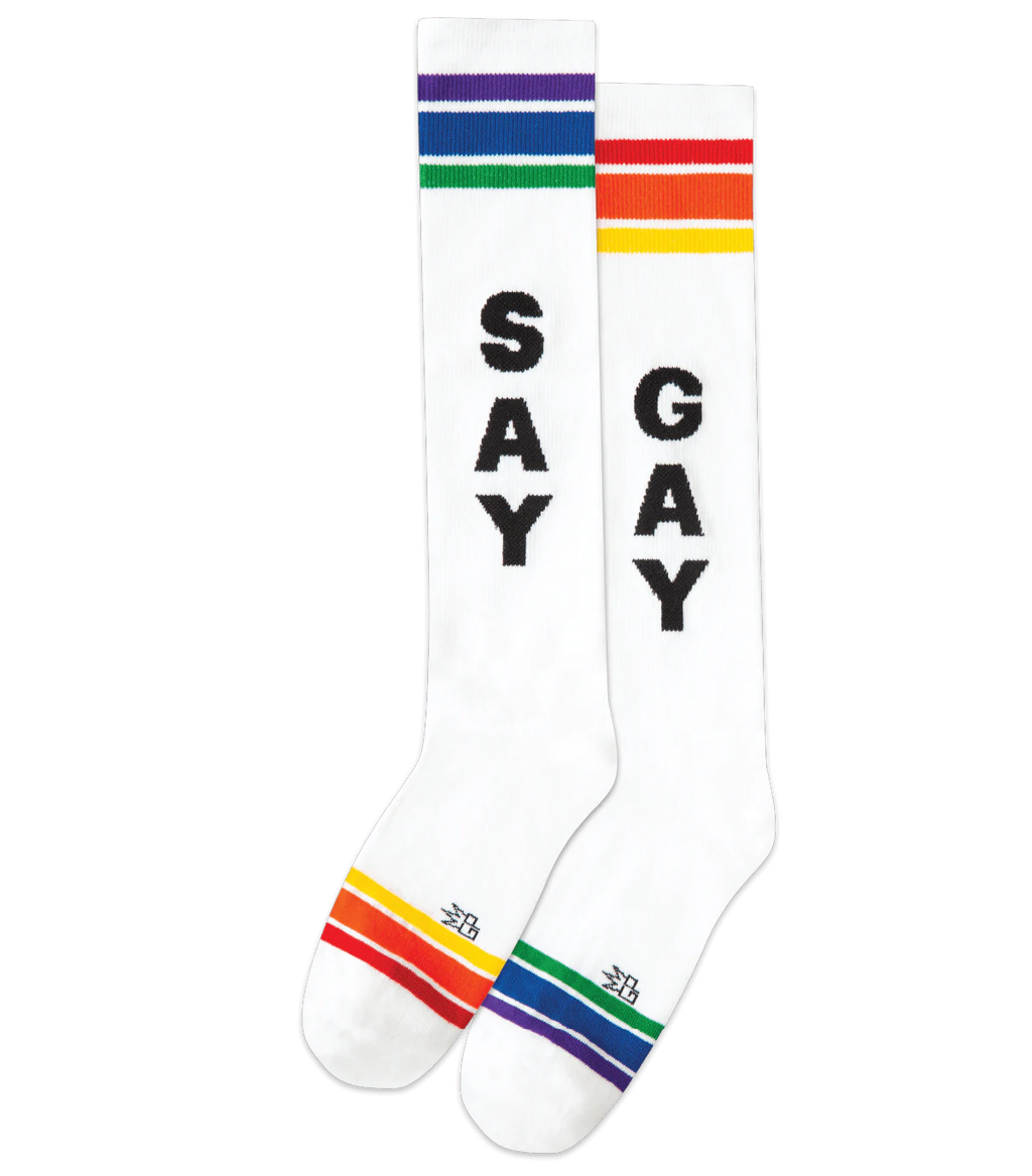 SAY GAY Athletic Knee Sock