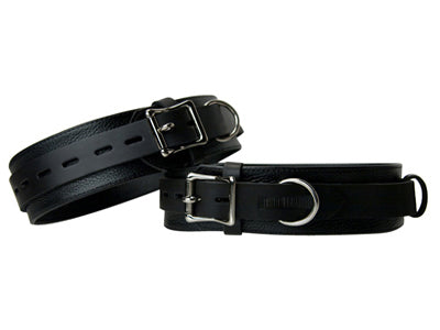 Deluxe Locking Thigh Cuffs by Strict Leather