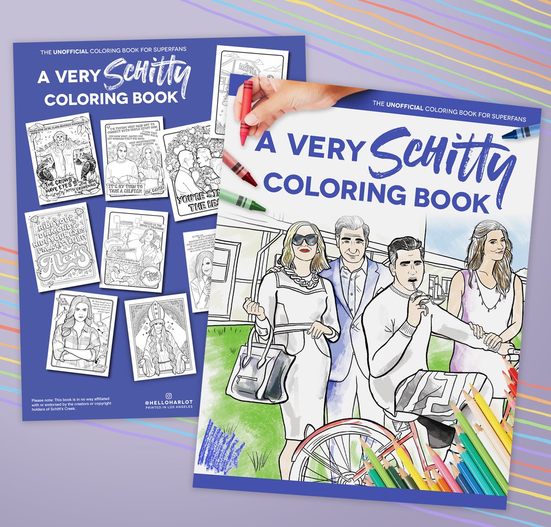 A VERY SCHITTY COLORING BOOK