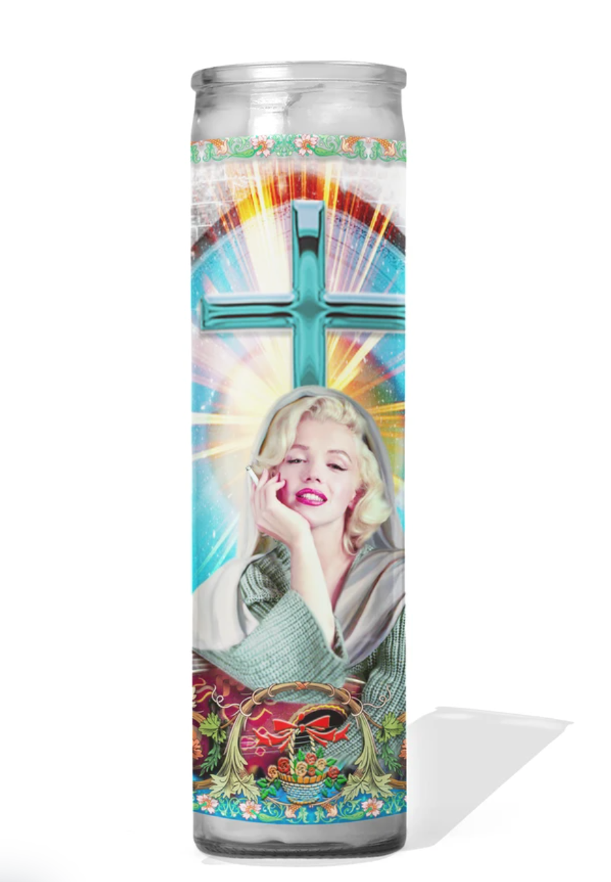Marilyn Monroe Celebrity Prayer Candle