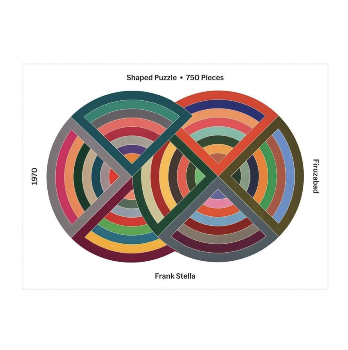 MoMA Frank Stella 750 Piece Shaped Jigsaw Puzzle