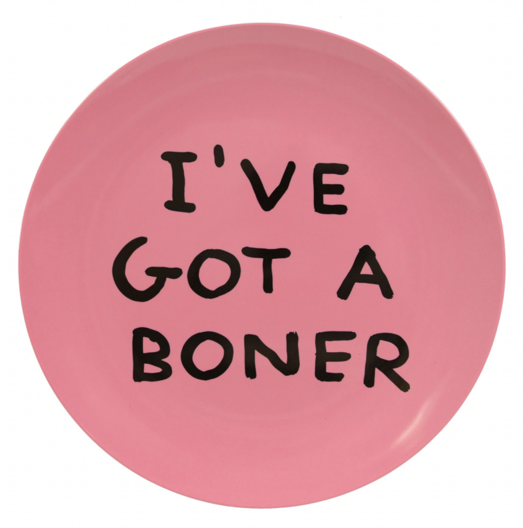 I'VE GOT A BONER PLATE BY THIRD DRAWER DOWN