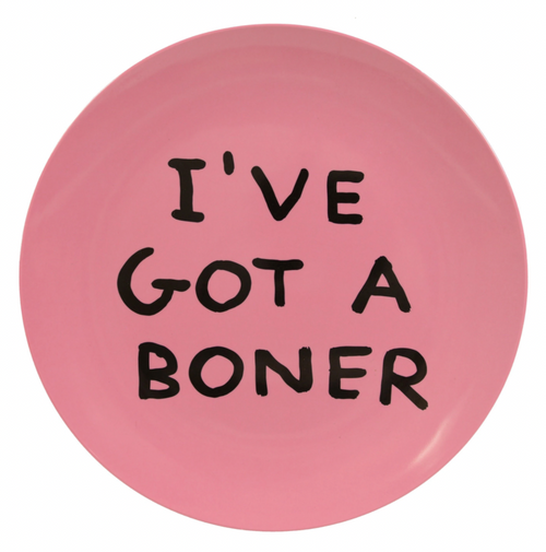 I'VE GOT A BONER PLATE BY THIRD DRAWER DOWN