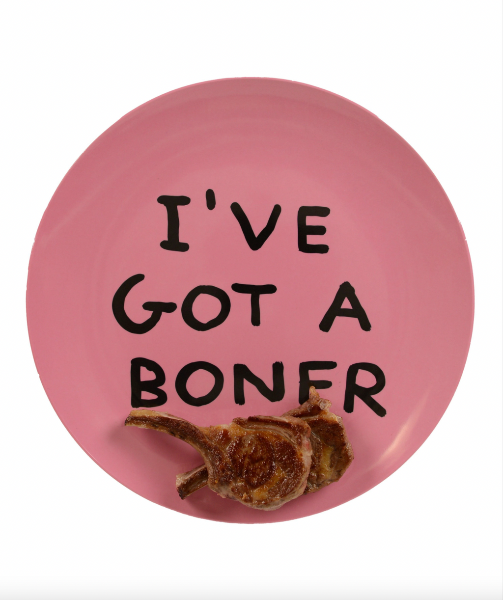 I'VE GOT A BONER PLATE BY THIRD DRAWER DOWN