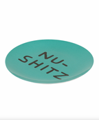 NU-SHITZ PLATE BY THIRD DRAWER DOWN