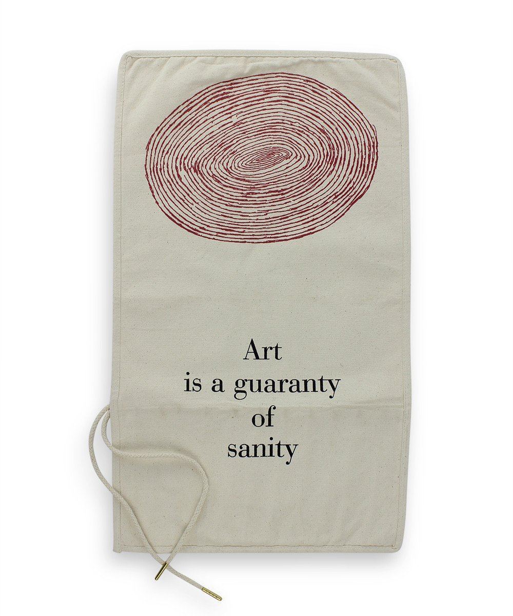 Canvas Brush Roll by Louise Bourgeois x Third Drawer Down