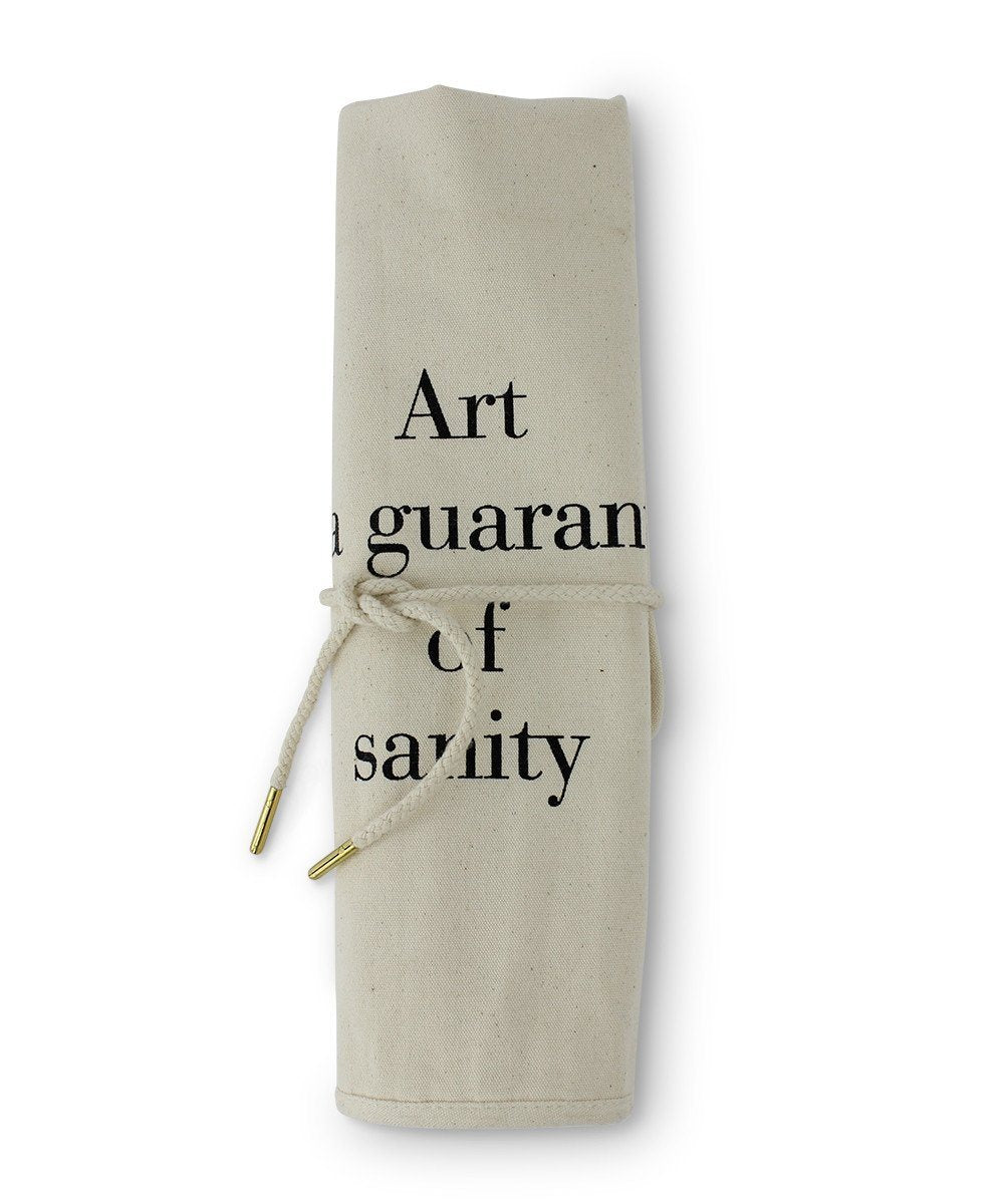 Canvas Brush Roll by Louise Bourgeois x Third Drawer Down