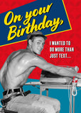 Bob Mizer Birthday Greeting Card