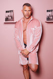 Julian Zigerli Velvet Shirt Pink