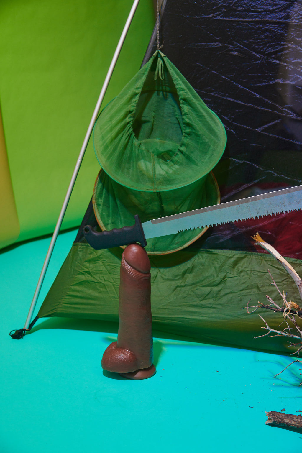 JOCK 12 Inch Dildo with Balls - Brown
