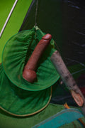 JOCK 10 Inch Dildo with Balls - Brown