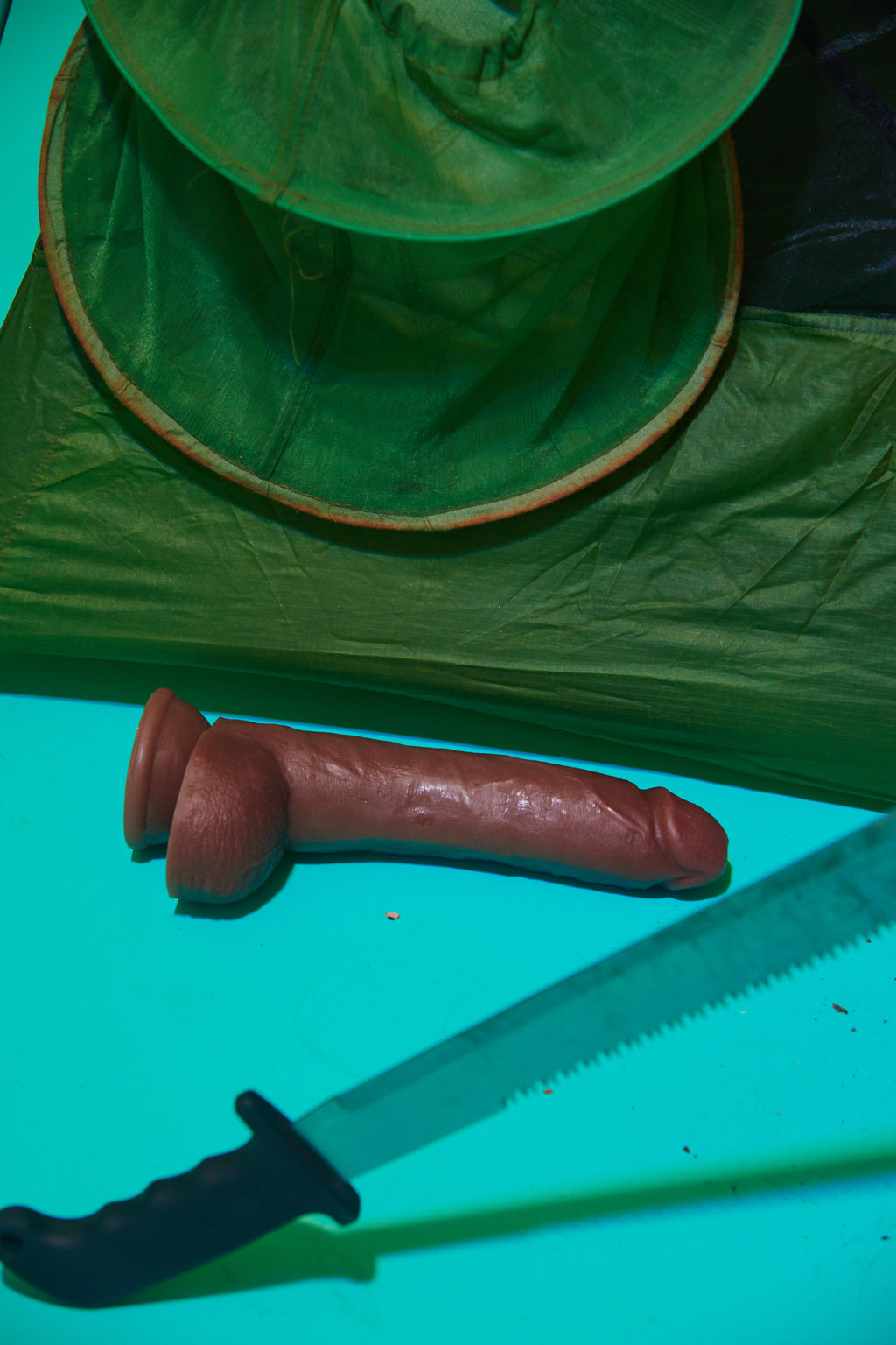 JOCK 10 Inch Dildo with Balls - Brown