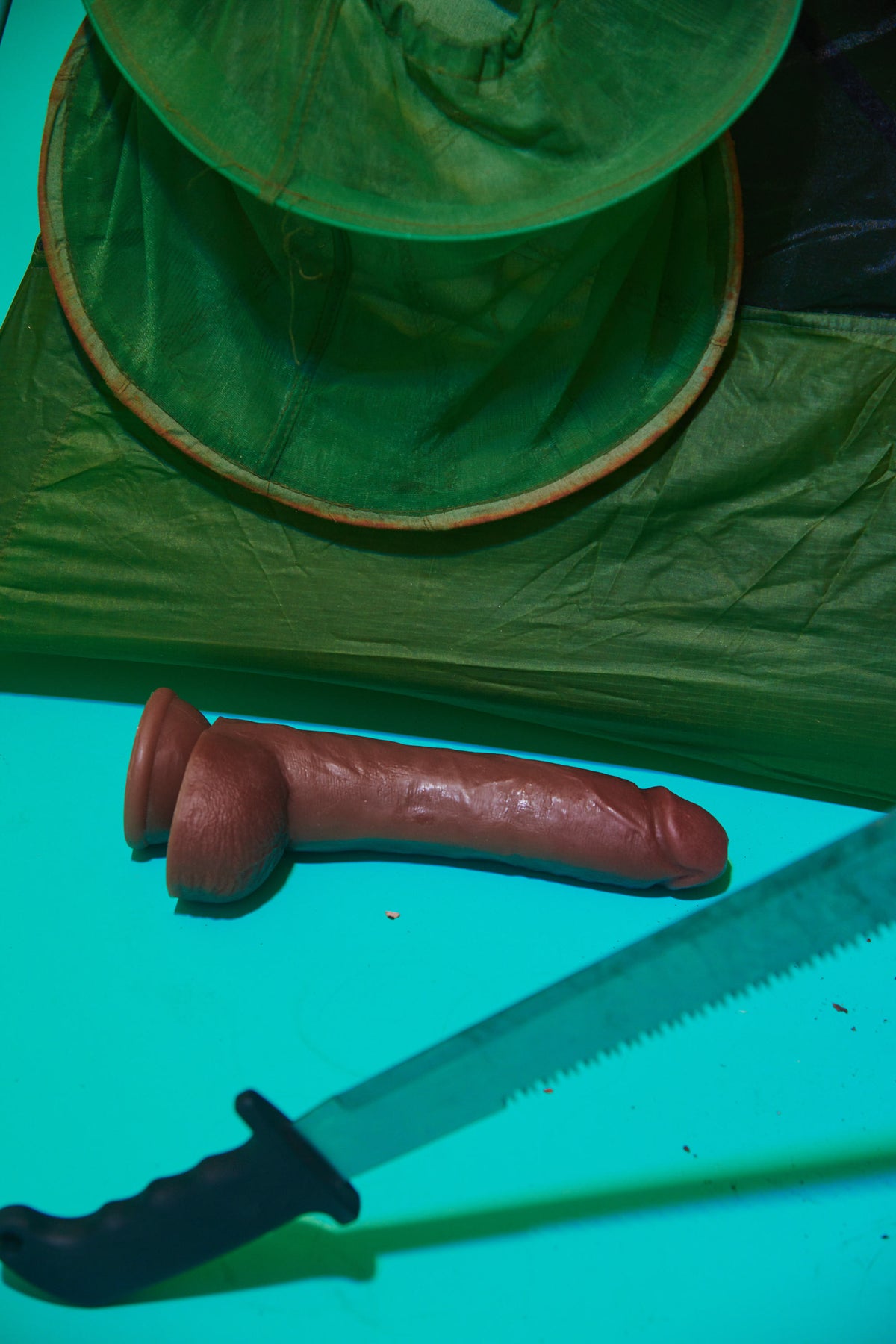 JOCK 10 Inch Dildo with Balls - Brown